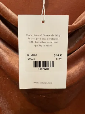 Bohme Velvet Long Sleeve thumbnail 3