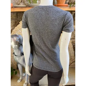 Eddie Bauer Gray Short Sleeve V-Neck Shirt Women's Size Small thumbnail 3