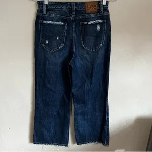 Lee Vintage Modern High Rise Wide Leg Cropped Denim Jeans‎ thumbnail 8