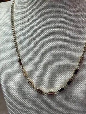 Lauren Ralph Lauren Gold Multicolor Crystal Necklace thumbnail 6