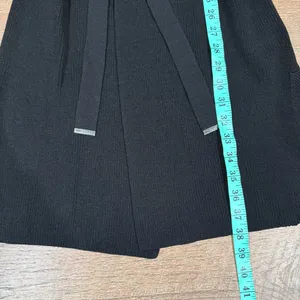 Calvin Klein Black Belted Sleeveless Cardigan Belted Duster thumbnail 12