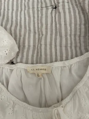 PacSun LA Hearts Cropped Eyelet Top thumbnail 4