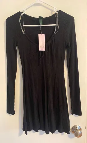 Wild Fable Black Sweater Mini Dress thumbnail 1