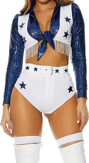 Forplay Dallas Cowboys Cheerleader Costume Size XS Small thumbnail 1