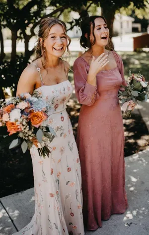 Feel the Romance Rose Embroidered Off-the-Shoulder Maxi Dress thumbnail 2