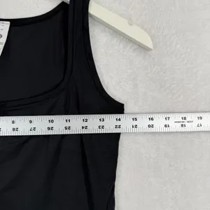 Lululemon Wundermost Nulu Square‎ Neck Sleeveless Bodysuit Black Size M New thumbnail 3