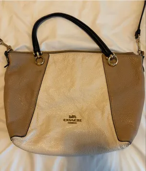 Coach Pebbled Leather Satchel Colorblock Crossbody Shoulder Bag 26311 K12 thumbnail 1
