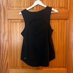 90 Degree By Reflex Size Medium Black Open-Back Activewear Tank Top thumbnail 6