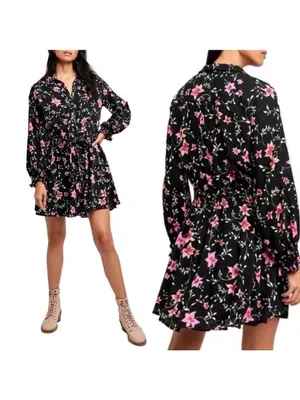 Free People Dresses Free People Lighten Up Mini Dress, Size L thumbnail 2
