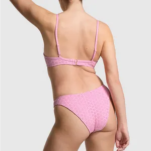 Frankie’s bikinis pink bikini set thumbnail 4