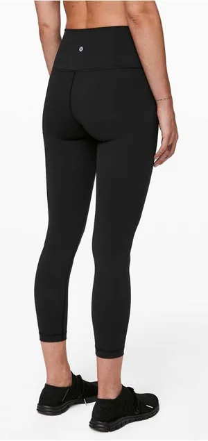 Lululemon Wunder Under HR 25” in Black thumbnail 1