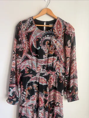 Anthropologie Paisley Maxi Dress 12 thumbnail 6