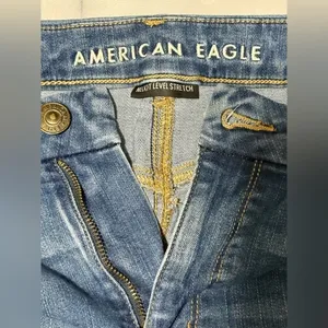 American Eagle Next Level Curvy High-Waisted Jeggings Jeans thumbnail 4