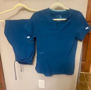 EPIC by IRG Scrub Set Blue Size XS thumbnail 1