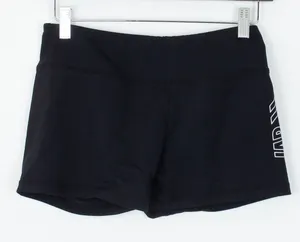 IAB MFG Womens Black Performance Workout Shorts Size Medium Athletic Activewear thumbnail 1