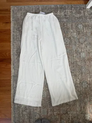 Princess Polly White Pants Linen thumbnail 4