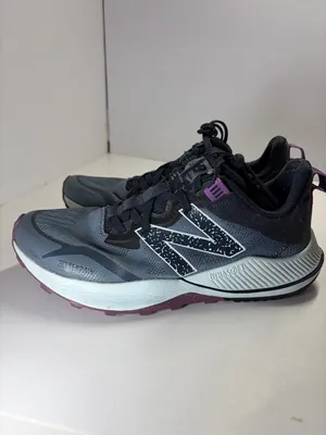 New Balance All Terrain Trail Nitrel Grey Purple Dynasoft Shoe Women’s Size 9 thumbnail 5