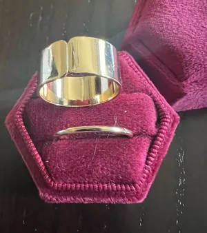 Ladies Gorgeous Golden Stackable Rings (2) Size 7 Gold thumbnail 1