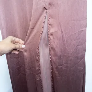 Baltic Born Rosy Pink Brown Prague Satin Maxi Dress Size XXXL NWT thumbnail 6