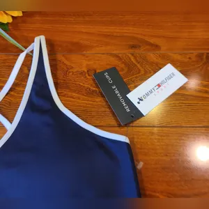 Tommy Hilfiger Blue Sports Bra Size Large thumbnail 3