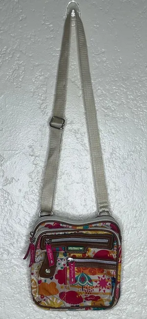 Lily Bloom Gigi Crossbody Graphic Purse Women Spring‎ Shower Zipper Bag thumbnail 1