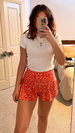 Forever 21 Floral Shorts thumbnail 1
