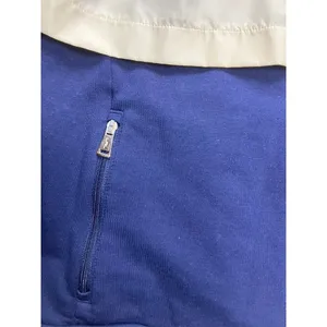 Lauren Ralph Lauren Active Full Zip Track Jacket Navy Cream Size‎ Medium thumbnail 4