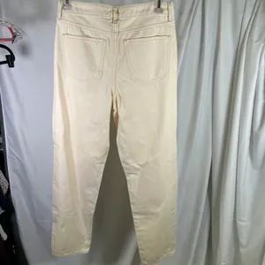 Express‎ Womens Jeans Size 10R Beige Distressed Denim High Rise Mom Jeans thumbnail 11
