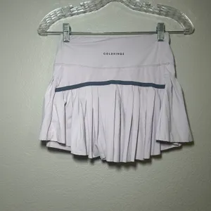 Gold Hinge light purple athletic skort women's s tennis active pickleball gold thumbnail 4