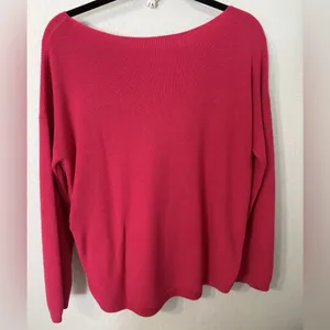 Sézane NWT Pull Clement — Fuchsia Medium thumbnail 3