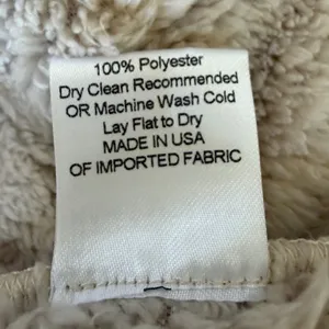 Rivet Utility Light Beige Stunner Teddy Sherpa Romper Small Cozy Loungewear thumbnail 9