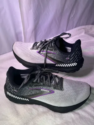 Brooks Women's Gray & Purple Running Trainer thumbnail 2