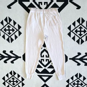 Aerie Sunrise Lightweight Cotton Joggers in Beige Small thumbnail 6