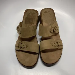 Clarks cork footbed‎ slip on sandals size 10 thumbnail 2