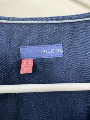 Pilcro Denim Flutter Sleeve MIDI Dress thumbnail 4