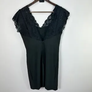 Francesca's Lace N Sweet‎ Dress Womens Medium Black V-Neck Cocktail Party Mini thumbnail 6