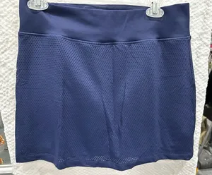 Pink seamless skort sz large midnight blue #108 thumbnail 1