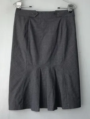 Express Pencil Skirt Size 0 Career Wool Dark Academia Office Siren Corpcore Y2K thumbnail 1