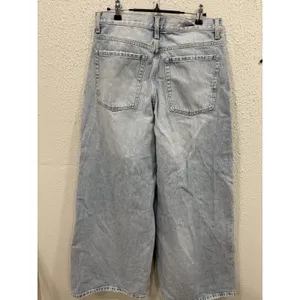 Zara Super Wide Leg Jeans Women 6 Casual Everyday Wear Partywear Denim Light thumbnail 3