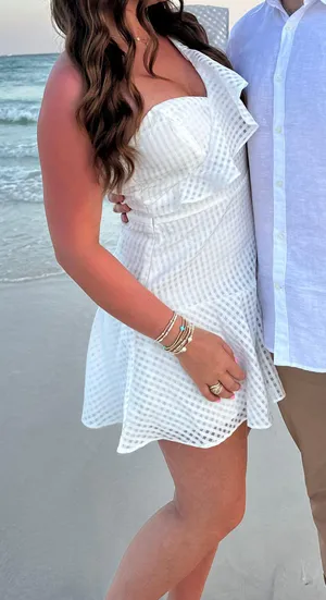 White Boutique Dress Size M thumbnail 3