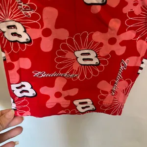 Vtg Y2K NASCAR Dale Earnhardt Jr Womens Lounge Pants Sz M Budweiser Floral #8 thumbnail 5