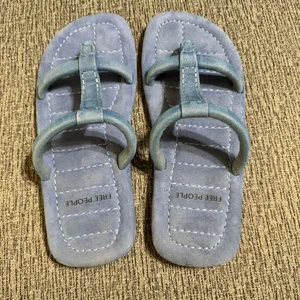 Free People Hadden Blue Sandals thumbnail 9