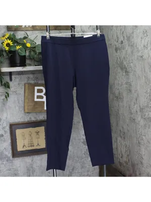 NWT A New Day High-Rise Skinny Ankle Pull-On Pants 93011556 Navy Blue 14 thumbnail 2