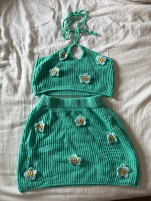 These Three Boutique Floral knit set thumbnail 2