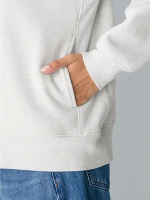 Aritzia Cozy Sweatfleece Boyfriend 1/2 Zip oversized sweatshirt size small NWT thumbnail 3