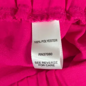 Cato Hot Pink Tiered Palazzo Pant Wide Leg Elastic Waist Lightweight Trouser Med thumbnail 5