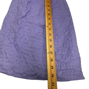 J. CREW Purple Strapless‎ Geometric Women's 10 Textured Cotton w/ Pockets Dress thumbnail 9