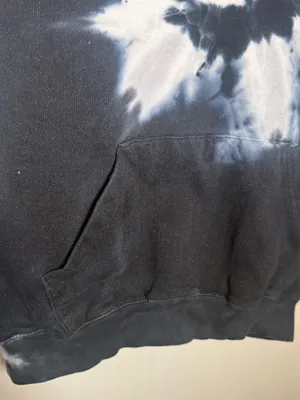 Santa Cruz Skateboards Womens Tie-Dye Hoodie Sweatshirt - Black & Gray Small thumbnail 6