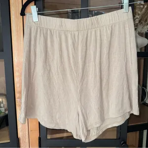 SKIMS taupe pajamas shorts high rise cooling pjs soft thumbnail 1