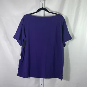 National Football League NWT Baltimore Ravens T-shirt - Womens Size XXL - Purple/White thumbnail 2
